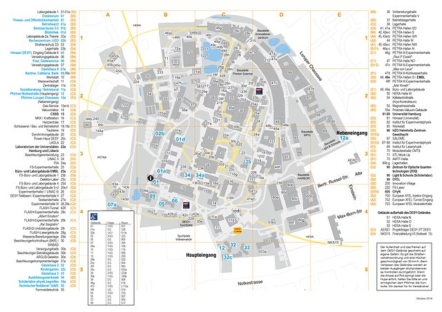 Approach and site plan CUI Advanced Imaging of Matter