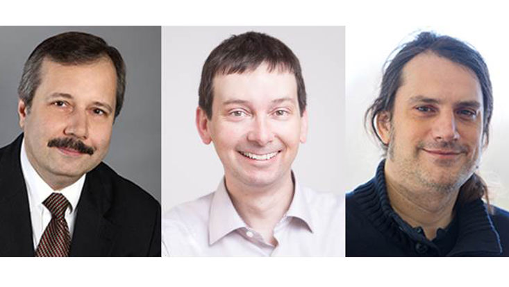 portait of the three scientists