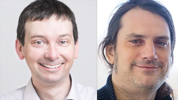 The scientists Henry Chapman und Wolfgang Parak